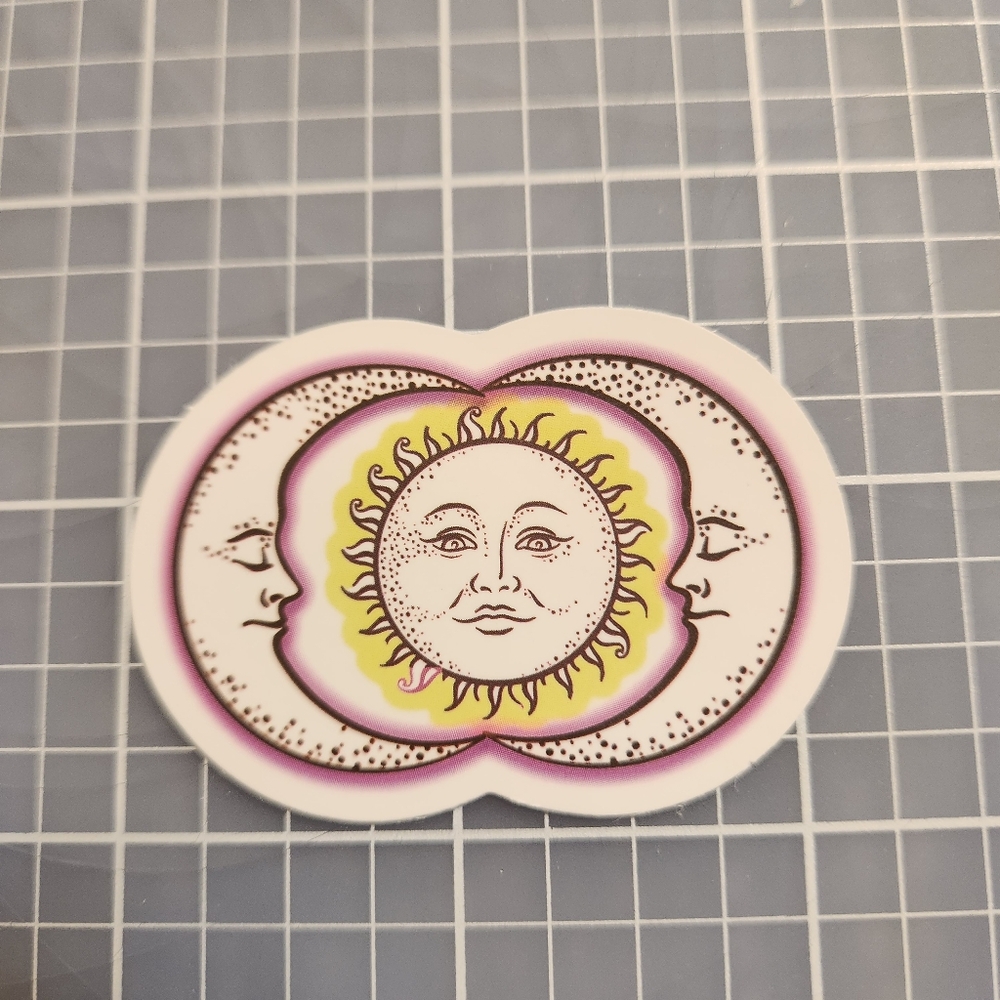 10/$10 Sticker Celestial Moon